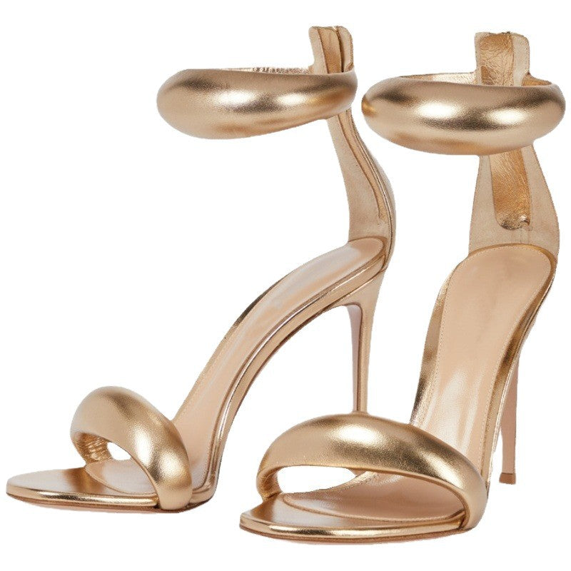 high heel sandal