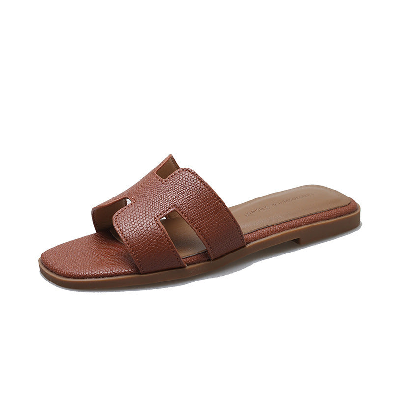 H flat sandals