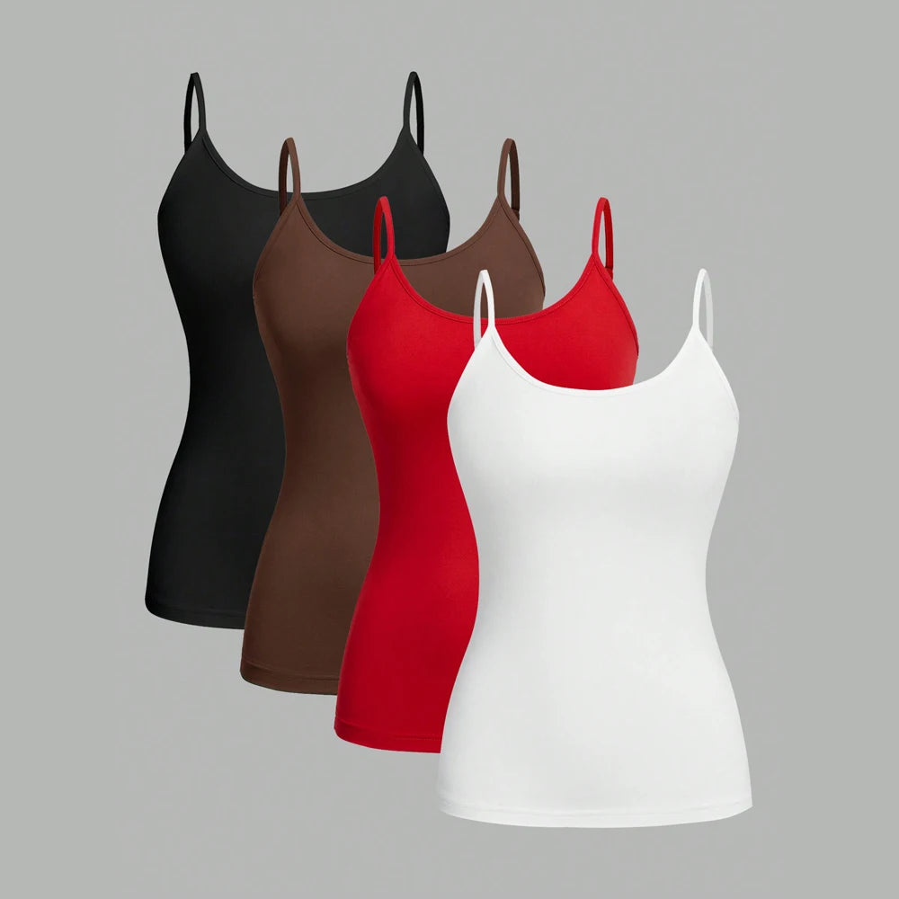 4 pcs Women Camisoles Vest
