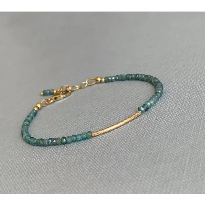 Exquisite blue stone bracelet,